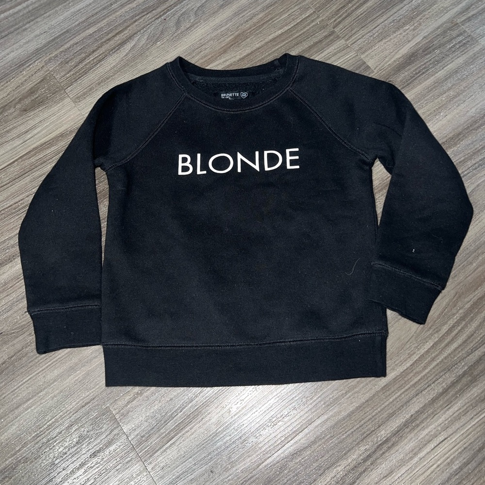 Brunette The Label Black 'Blonde' Sweater